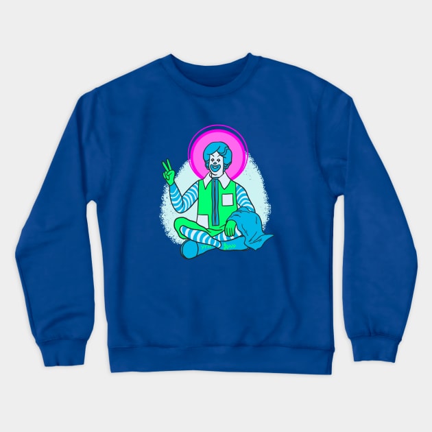 Enlightened Ronald Crewneck Sweatshirt by sombreroinc